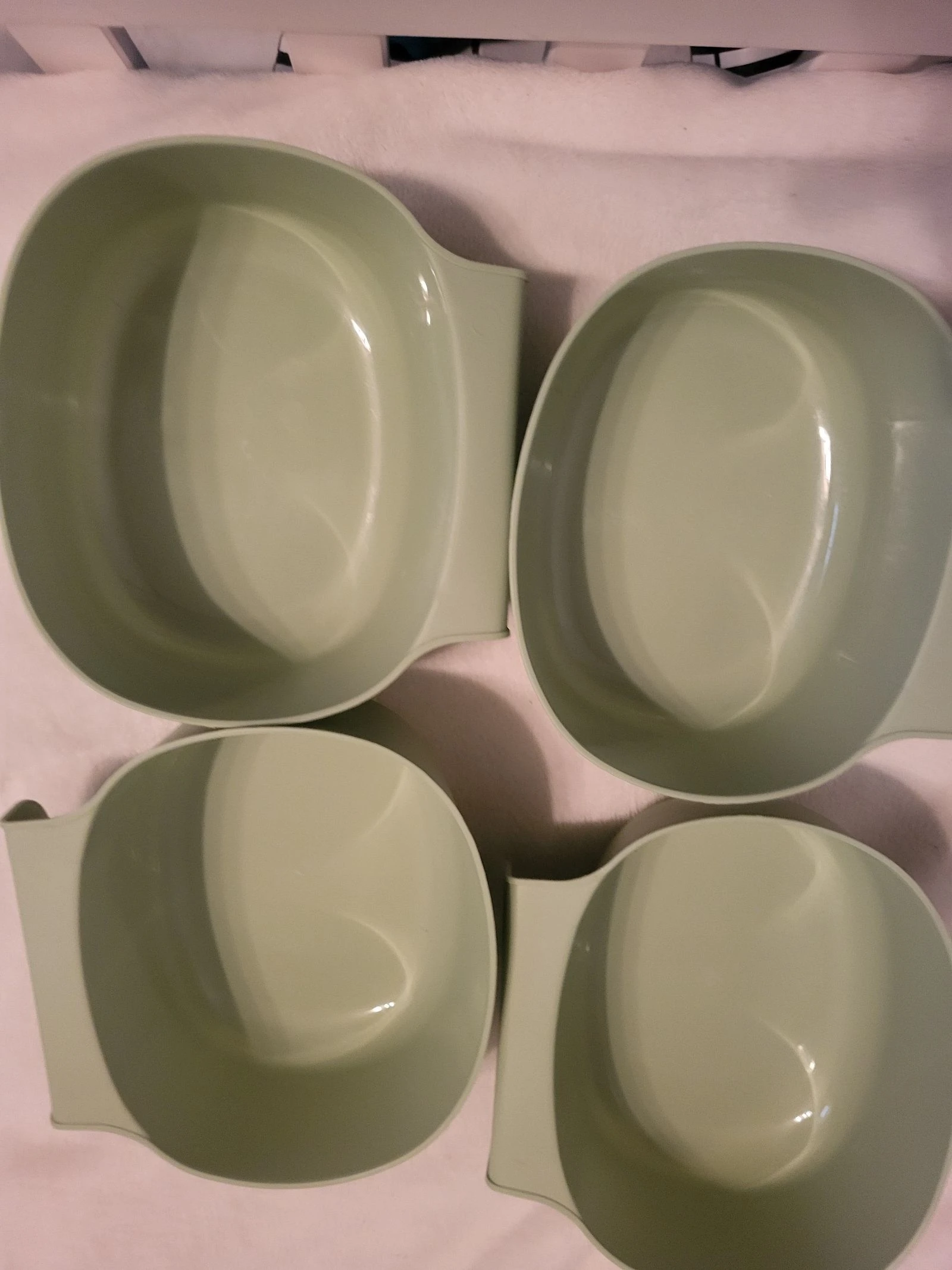 Lot 4 panières pour table langer 
